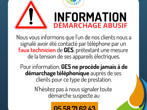 INFORMATION > Démarchage abusif