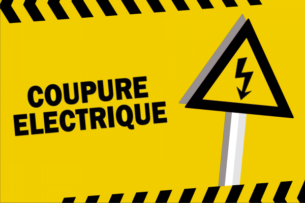 Coupure du réseau électrique