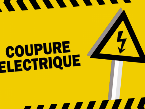 Coupure du réseau électrique